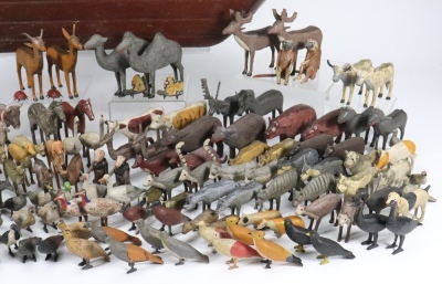 A good and impressive large Noah&rsquo;s Ark and Animals, German 1860s/70s, - 4