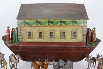 A good and impressive large Noah&rsquo;s Ark and Animals, German 1860s/70s, - 5