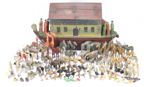 A fine early Noah&rsquo;s Ark and Animals, German 1840s,