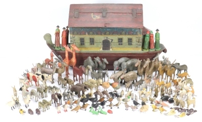 A fine early Noah&rsquo;s Ark and Animals, German 1840s,
