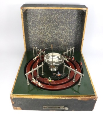 A Marklin Horse race game, German 1920,