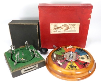 A Marklin Horse race game, German 1920, - 2