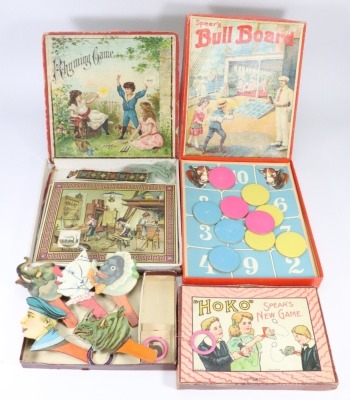 The Bowling Alley fold out board game, German 1890s, - 3