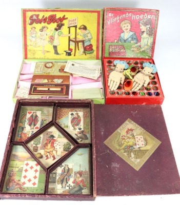 The Bowling Alley fold out board game, German 1890s, - 4