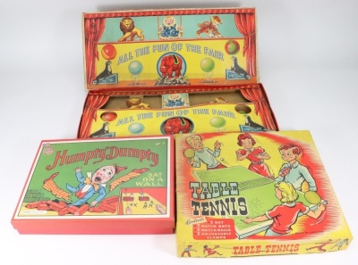 Earnest Sewell cabinet of Conjuring tricks and a selection of board and parlour games, - 5