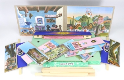 Boxed Matthews Animated Nursery Toy Theatre, by Matthews Toy Models of Leicester 1920, - 2