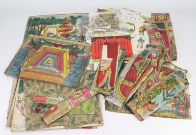 A Benjamin Pollocks Toy Theatre and scenery, - 2