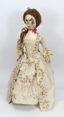 A good George III early carved wooden doll, English circa 1770, - 3