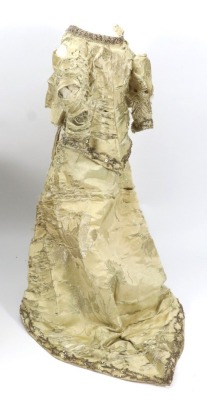 Dolls trunk with fashion doll, dresses, silver rattle and more, - 3