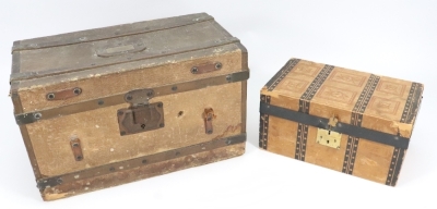 Dolls trunk with fashion doll, dresses, silver rattle and more, - 5
