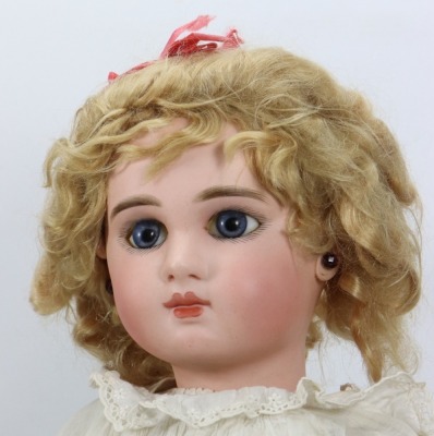 A rare early Premiere Bebe Jumeau bisque head doll in original box, size 12, French circa 1880, - 2