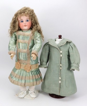 A &lsquo;Mon Cherie&rsquo; bisque head doll, French circa 1915,