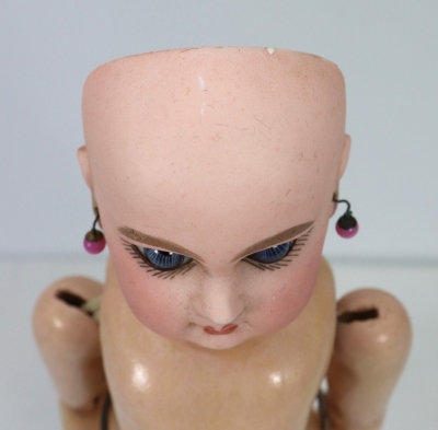 A rare small size 2 Emile Jumeau bisque head bebe doll, French circa 1890, - 5
