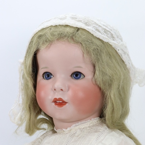 A large S.F.B.J 247 bisque head toddler character doll, French circa 1910,