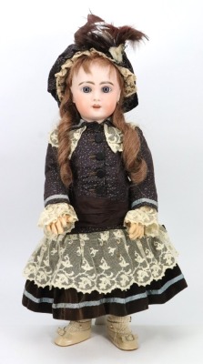 *A Tete Jumeau bisque head doll, size 8, French circa 1890,