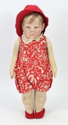 *&lsquo;Kurti&rsquo; a Kathe Kruse Doll 1 cloth doll with provenance, German circa 1925,