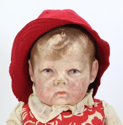 *&lsquo;Kurti&rsquo; a Kathe Kruse Doll 1 cloth doll with provenance, German circa 1925, - 2