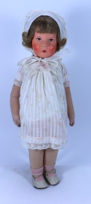 A Kathe Kruse cloth doll, VIII &lsquo;German Child&rsquo; German circa 1929,