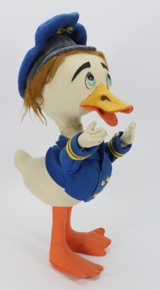 A large Lenci style felt Donald Duck soft toy,