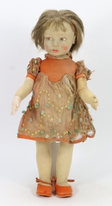 A Lenci series 300 felt girl doll, Italian 1930s,