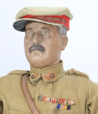 A rare Lord Kitchener propaganda composition doll, circa 1915, - 2