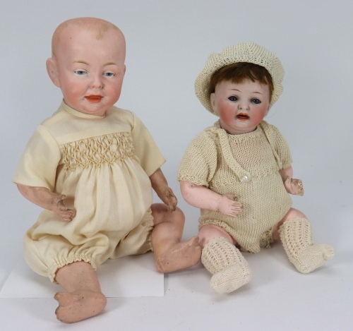 A small Hertal Schwab 152 character baby doll, German circa 1915,