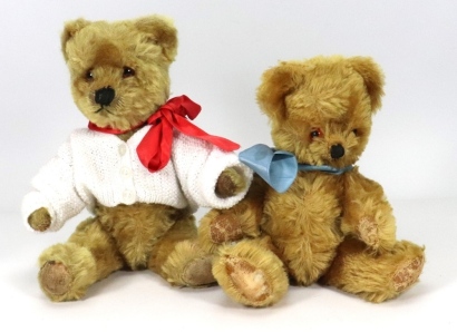 Two post-war English mohair Teddy bears,