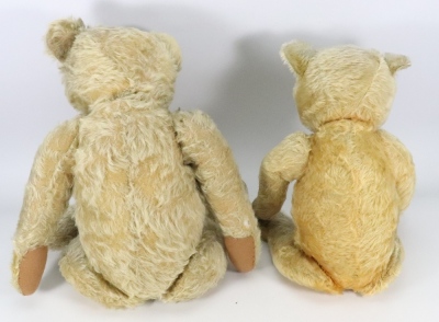 Bride and Groom Chiltern mohair Teddy bear, English circa 1930, - 3