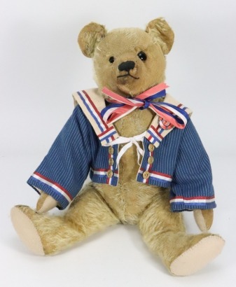 A Farnell mohair Teddy bear and two others,