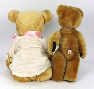 Two post-war English mohair Teddy bears, - 2
