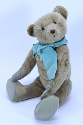 An Ideal white mohair Teddy bear and another similar bear, American circa 1905