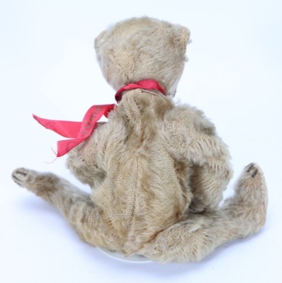 An Ideal white mohair Teddy bear and another similar bear, American circa 1905 - 6