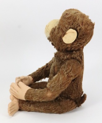 A Schuco yes/no mohair monkey, German 1930s, - 2