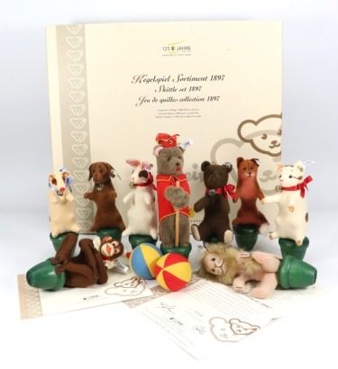 Steiff Limited Edition Skittle set 1897,
