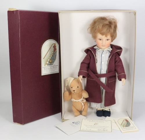 R. John Wright Christopher Robin and Pooh Bedtime,