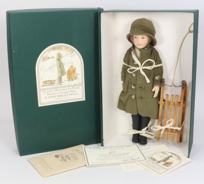 R. John Wright Wintertime Christopher Robin,