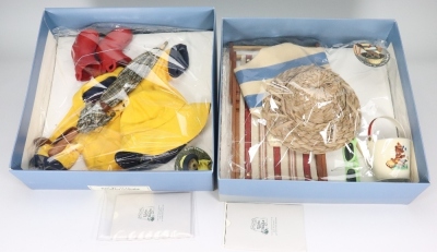 R. John Wright Paddington Bear and accessories, - 2