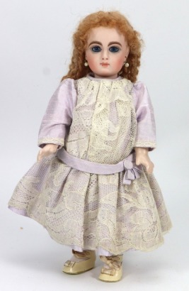Reproduction small size 3 Jumeau Bebe doll,