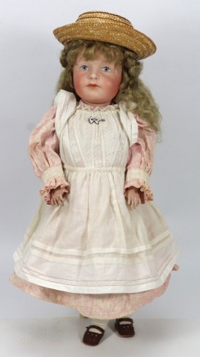 Reproduction Kammer & Reinhardt 114 bisque head doll,
