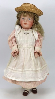 Reproduction Kammer & Reinhardt 114 bisque head doll,
