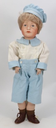 Reproduction Kammer & Reinhardt 114 bisque head doll,