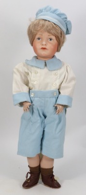 Reproduction Kammer & Reinhardt 114 bisque head doll,