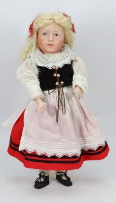 Reproduction Kammer & Reinhardt 109 &lsquo;Elise&rsquo; bisque head doll,