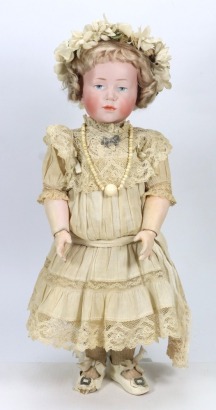 A good all original Kammer & Reinhardt 101 &lsquo;Marie&rsquo; bisque head character doll, German circa 1910,