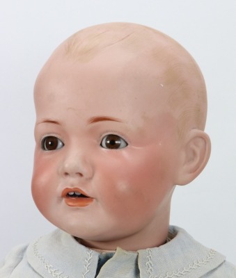 A rare large J.D Kestner &lsquo;Hilda&rsquo; bisque head character toddler doll, German circa 1915, - 2