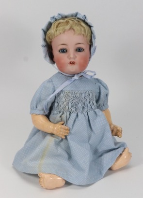 A Kammer & Reinhardt/S&H 118A bisque head character baby doll, German circa 1910,