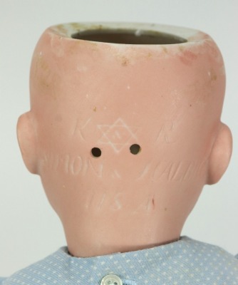 A Kammer & Reinhardt/S&H 118A bisque head character baby doll, German circa 1910, - 3