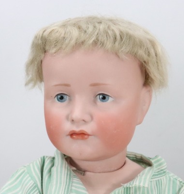 A Kammer & Reinhardt 114 &lsquo;Hans&rsquo; bisque head character doll, German circa 1909, - 2