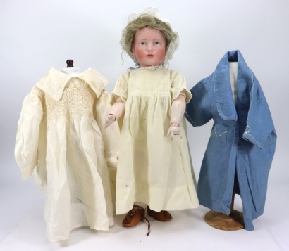 A Kammer & Reinhardt 114 &lsquo;Hans&rsquo; bisque head character doll, German circa 1909,