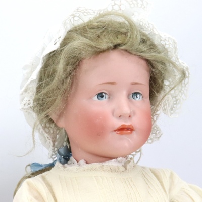 A Kammer & Reinhardt 114 &lsquo;Hans&rsquo; bisque head character doll, German circa 1909, - 2